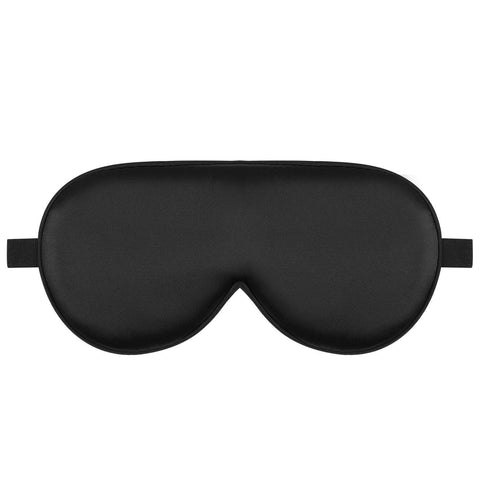 Alaska Bear Organic Silk Sleep Mask Cool Super Smooth Eye Cover Genuine Mulberry Silk Face Skin Care, Soft Filling, Lightweight 