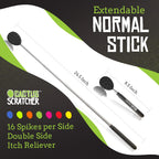 Cactus Scratcher Extendable Back Scratcher, Long Stick Double Side Back Scratcher for Adults, Gifts for Men Women, Itch Reliever