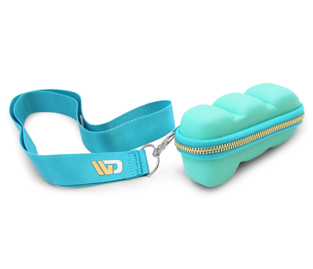 Casematix Turquoise Asthma Inhaler Travel Case, Does Not Include Inhaler Medicine
