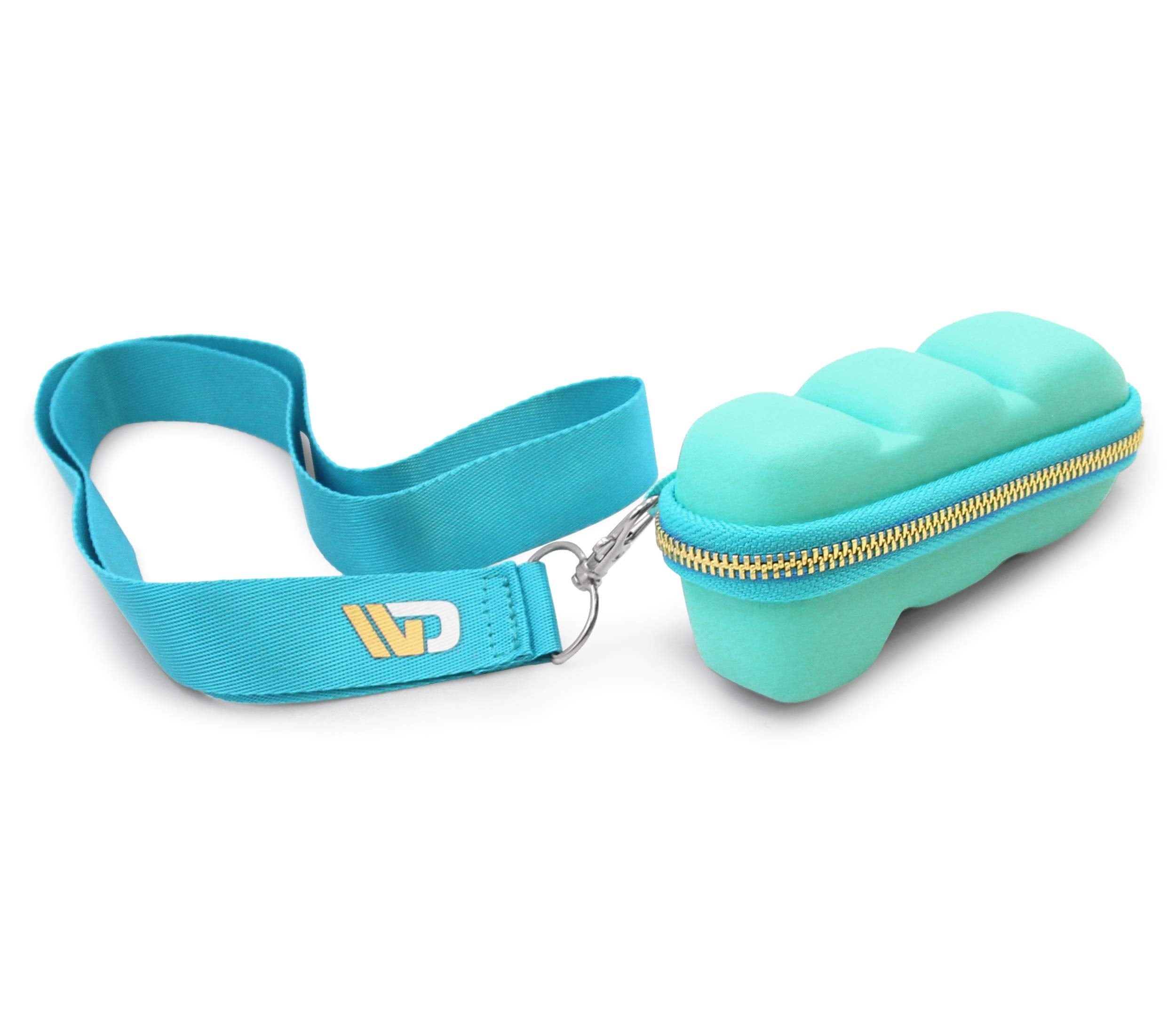 Casematix Turquoise Asthma Inhaler Travel Case, Does Not Include Inhaler Medicine