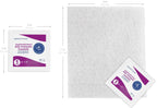 BZK Antiseptic Moist Towelette 5 x 7 Wipe (125 Count) Hand & Body Cleansing Wet Napkins Alcohol-Free Individually Wrapped Towels