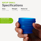 humangear GoCup | Compact Storage | On the Go Cup | BPA-free, PC-free, Phthalate-Free, Small (4 fl.oz/118ml), Green