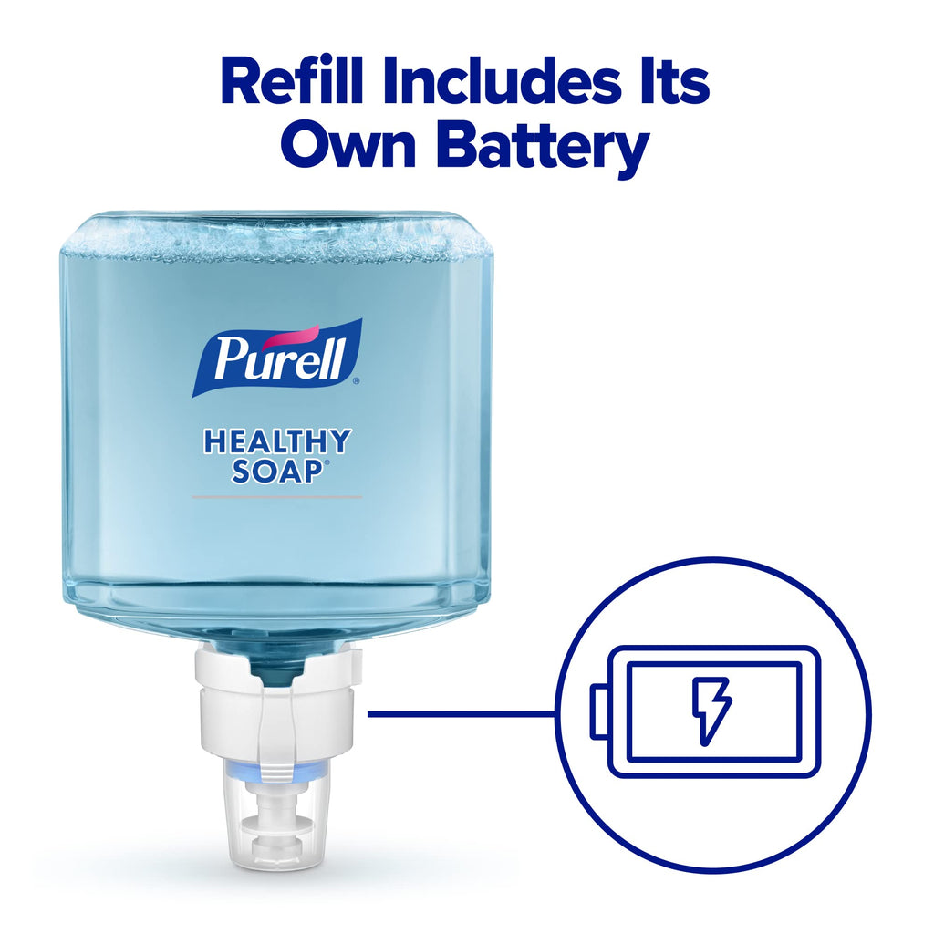 PURELL Brand CLEAN RELEASE Technology (CRT) HEALTHY SOAP Naturally Clean Foam, Fragranced with Essential Oils, 1200 mL Refill fo
