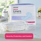 McKesson Incontinence Pads for Adult Women and Men [Pack of 80] Bladder Control and Postpartum Liners, Moderate Absorbency