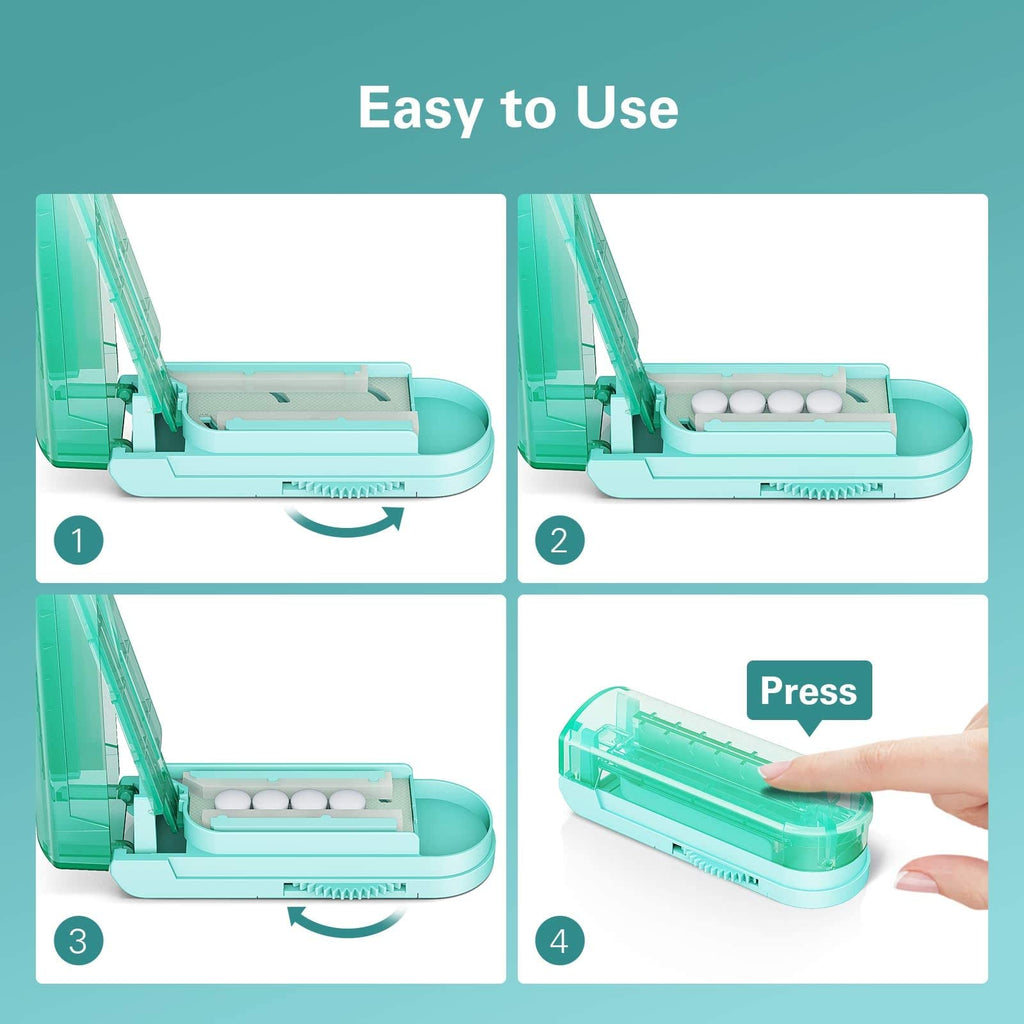DEPAD Pill Cutter Splitter for Cutting Multiple Pills, Adjustable Pill Cutters Splitters for Small and Tiny Pills with Accurate