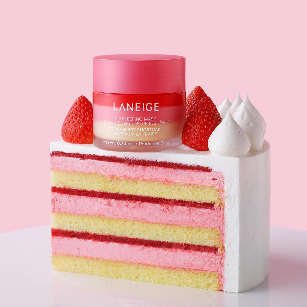 LANEIGE Strawberry Shortcake Lip Sleeping Mask: Intense Overnight Lip Mask for Soft, Hydrated Lips