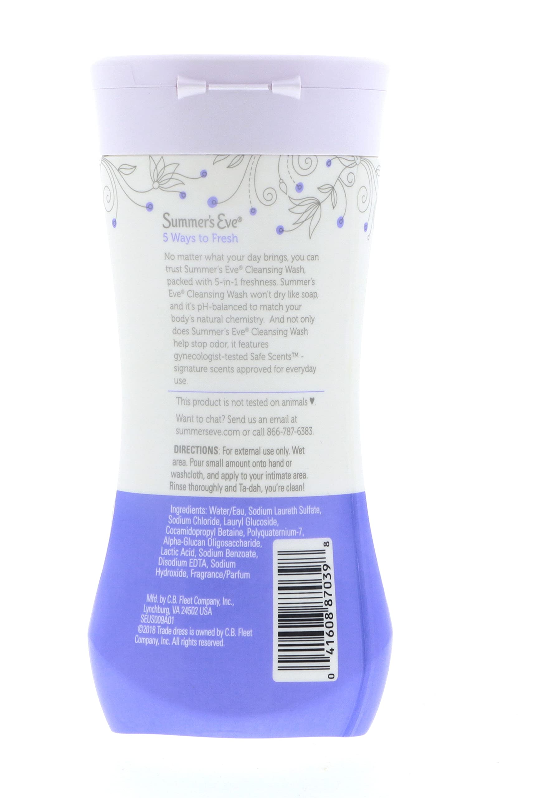 Summer's Eve Cleansing Wash, Delicate Blossom, 9 oz (Pack of 1)