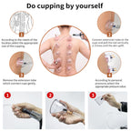 Cupping Therapy Set,32 Therapy Cups Cupping Set with Pump, Professional Chinese Acupoint Cupping Therapy Sets Hijama for Cupping