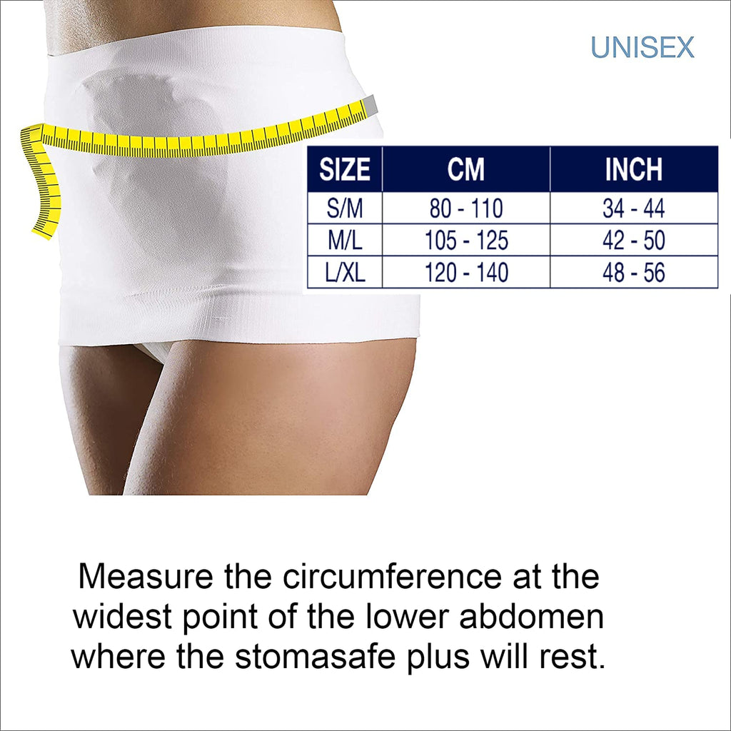 Corsinel StomaSafe Plus Ostomy/Hernia Support Garment Light by TYTEX (White, L/XL), 47-1/2 - 55-1/2 Hip Circumference