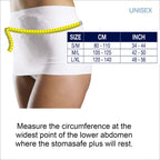 Corsinel StomaSafe Plus Ostomy/Hernia Support Garment Light by TYTEX (White, L/XL), 47-1/2 - 55-1/2 Hip Circumference
