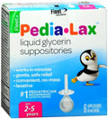 Pedia-Lax Laxative Liquid Glycerin Suppositories for Kids, Ages 2-5, 6 CT (5 Pack)