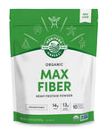 Manitoba Harvest Hemp Yeah Organic Max Fiber Protein Powder, Unsweetened, 32oz, with 13g of Fiber, 13g Protein and 2.5g Omegas 3