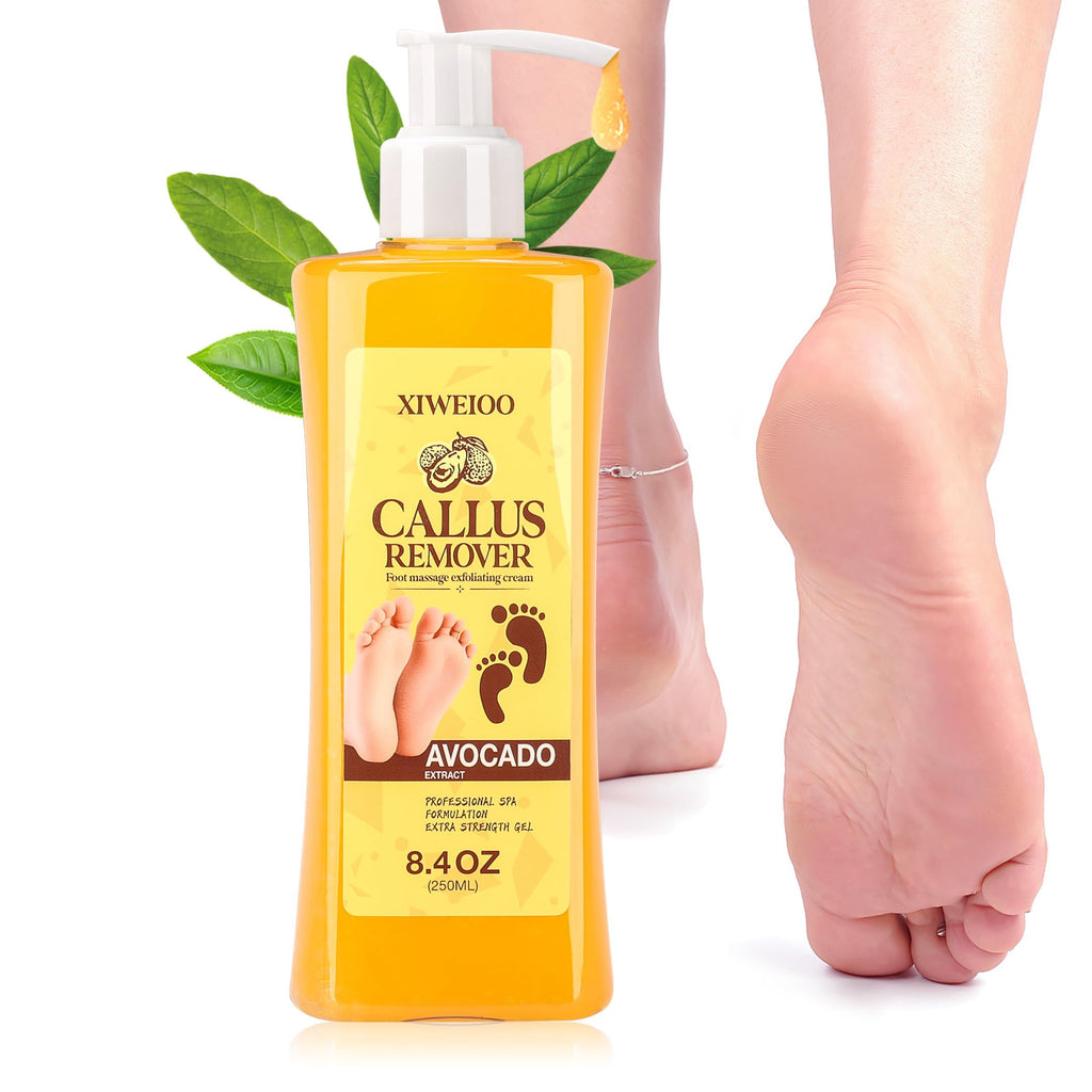 XIWEIOO Foot Callus Remover Gel Kit Heel Exfoliator Dead Skin Remover Pedicure Foot Spa Products Set Home Pedicure Foot Care Spa