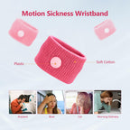 Motion Sickness Wristband, Anti-Nausea Acupressure Wrist Band for Nausea Relief, Dizziness and Vomiting from Car Sea Boat Flying
