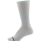 MediPeds womens Peds Crew With Non-binding Top Cushion 4 Pairs diabetic socks and shoe insoles, White, Men s 9-12 Women 10-13 US