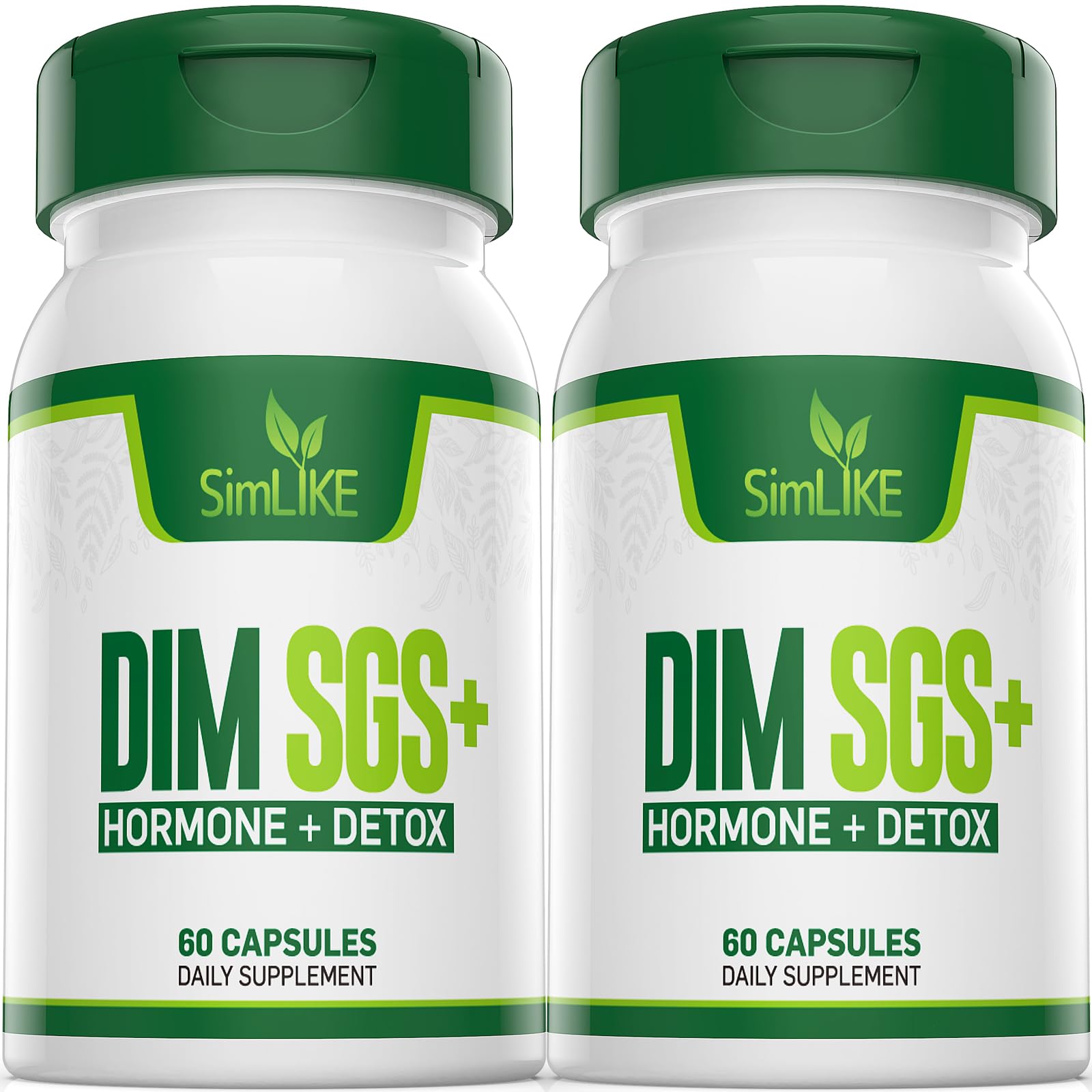 Simlike DIM SGS + - Hormone + Detox,Encourages Normal Estrogen Metabolism,Hormone Balance, Hormonal Acne Supplements, Menopause 
