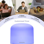 BOXING 300ML Essential Oil Diffuser, Diffusers for Home & Large Room, Aromatherapy Diffuser with 7 Colors Night Light Perfect fo