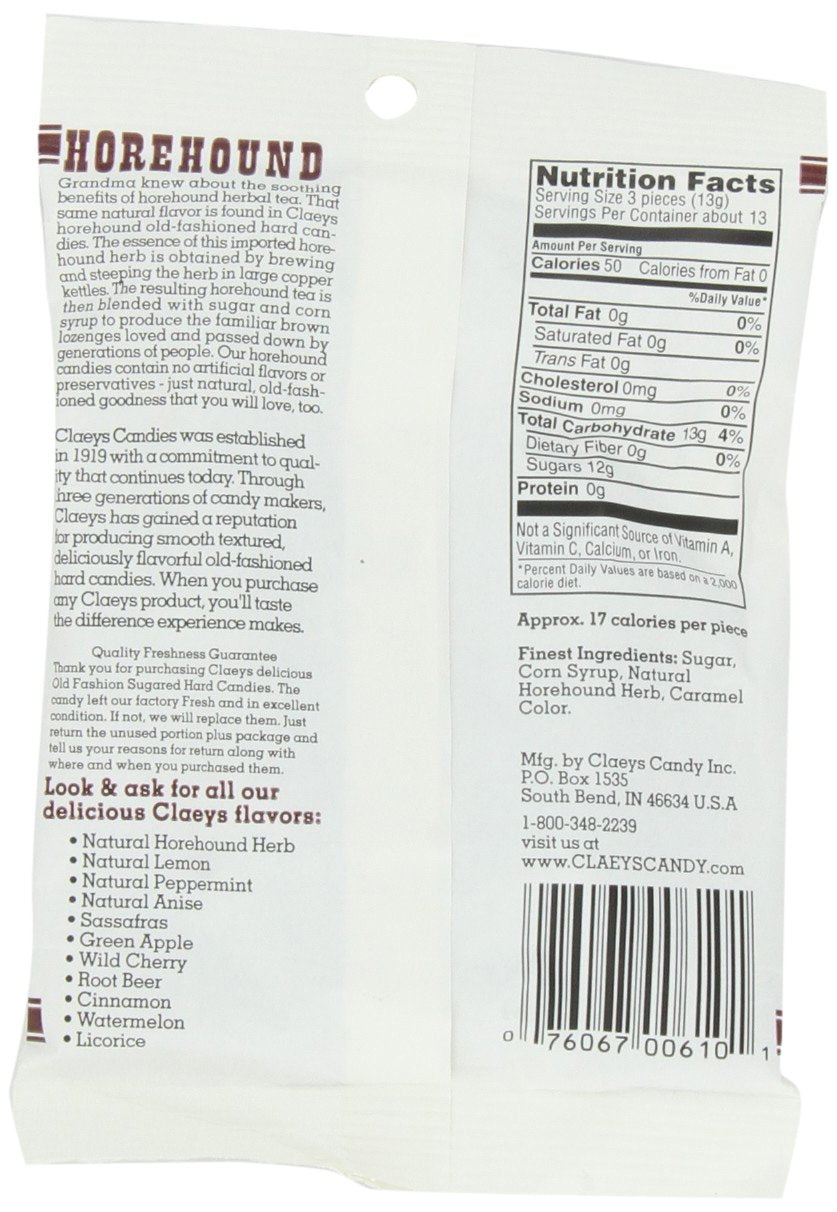 Claeys Old Fashioned Hard Candy, Watermelon, 6 Ounce
