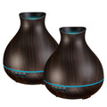 BZseed Aromatherapy Essential Oil Diffusers,2 PCS 550ml High Mist Output Humidifiers for Large Room, Home, Waterless Auto-Off, 7