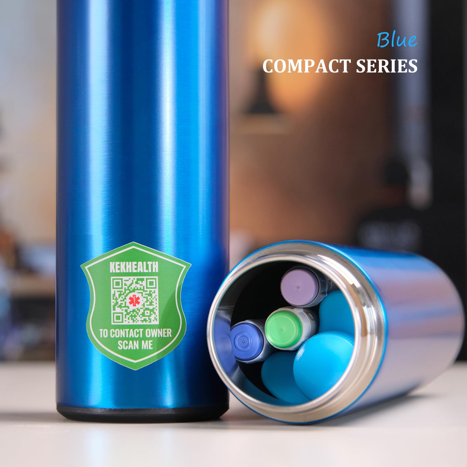 KEKHEALTH Compact 60H Insulin Pen Cooler Trave Case Medication Cooler for Travel Medicine Cooler TSA Approved Medical Travel Coo