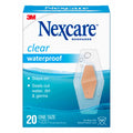 3M Waterproof Bandages, 1-1/16x2-1/4, Clear (MMM58620PB) Category: Bandages and Dressings - 20 ct