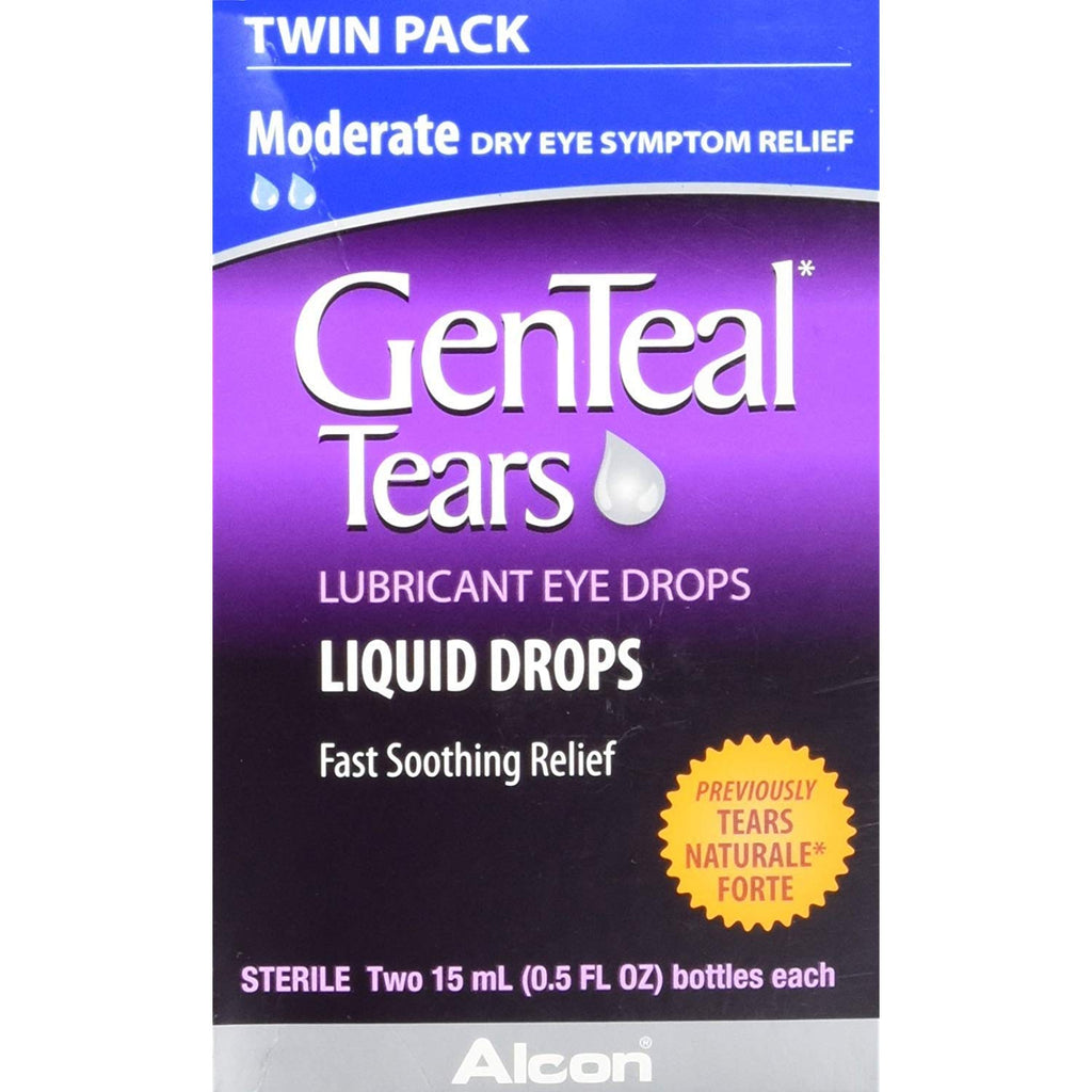 GenTeal Tears Liquid Drops two 0.5 fl oz per bottle ( 3 Pack)