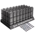 CAidRE Monthly Pill Organizer 3 Times A Day, One Month Pill Box Organizer Morning-Noon-Night, 31 Day Pill Organizer with 32 Dail