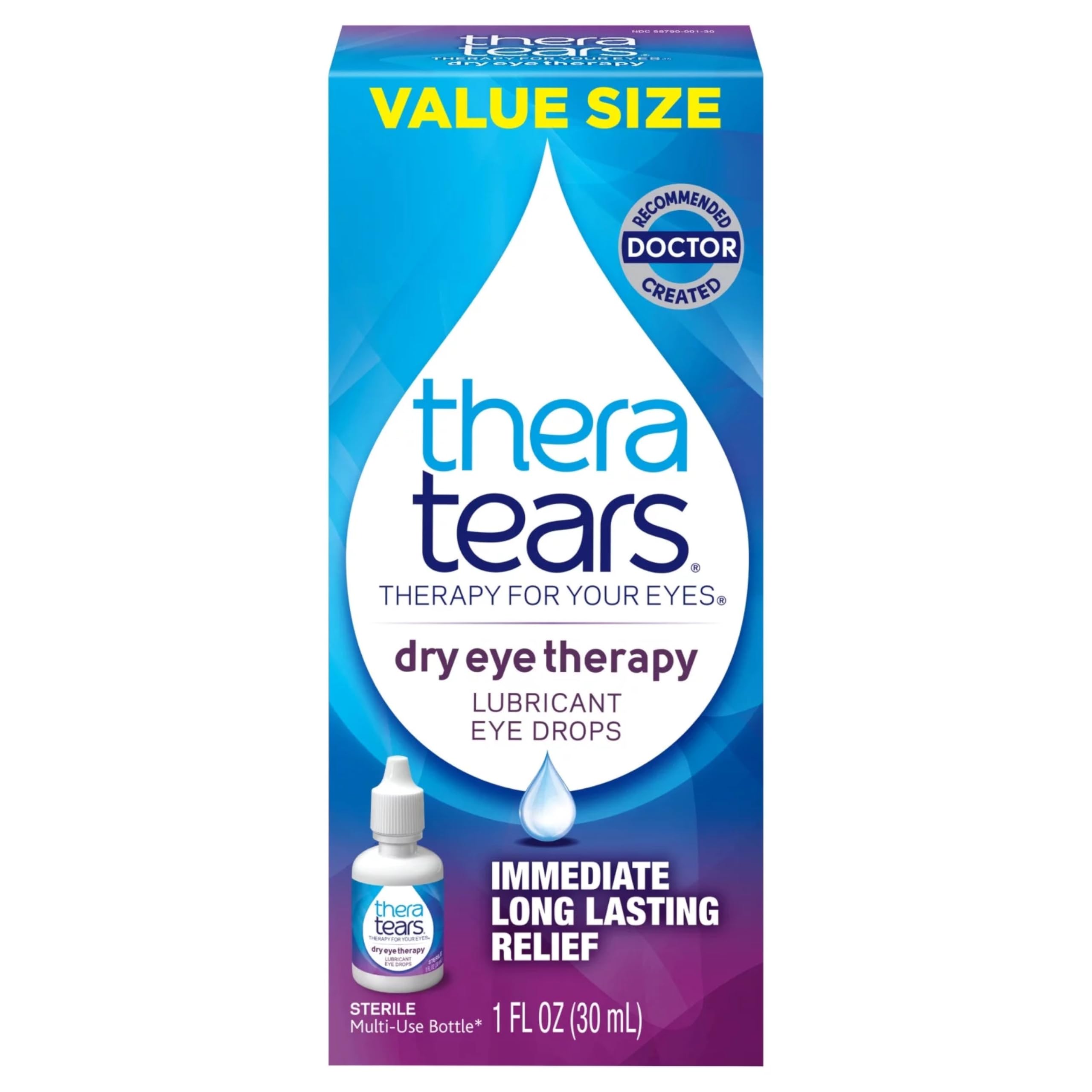 Thera Tears Lubricant Eye Drops - 1 Oz