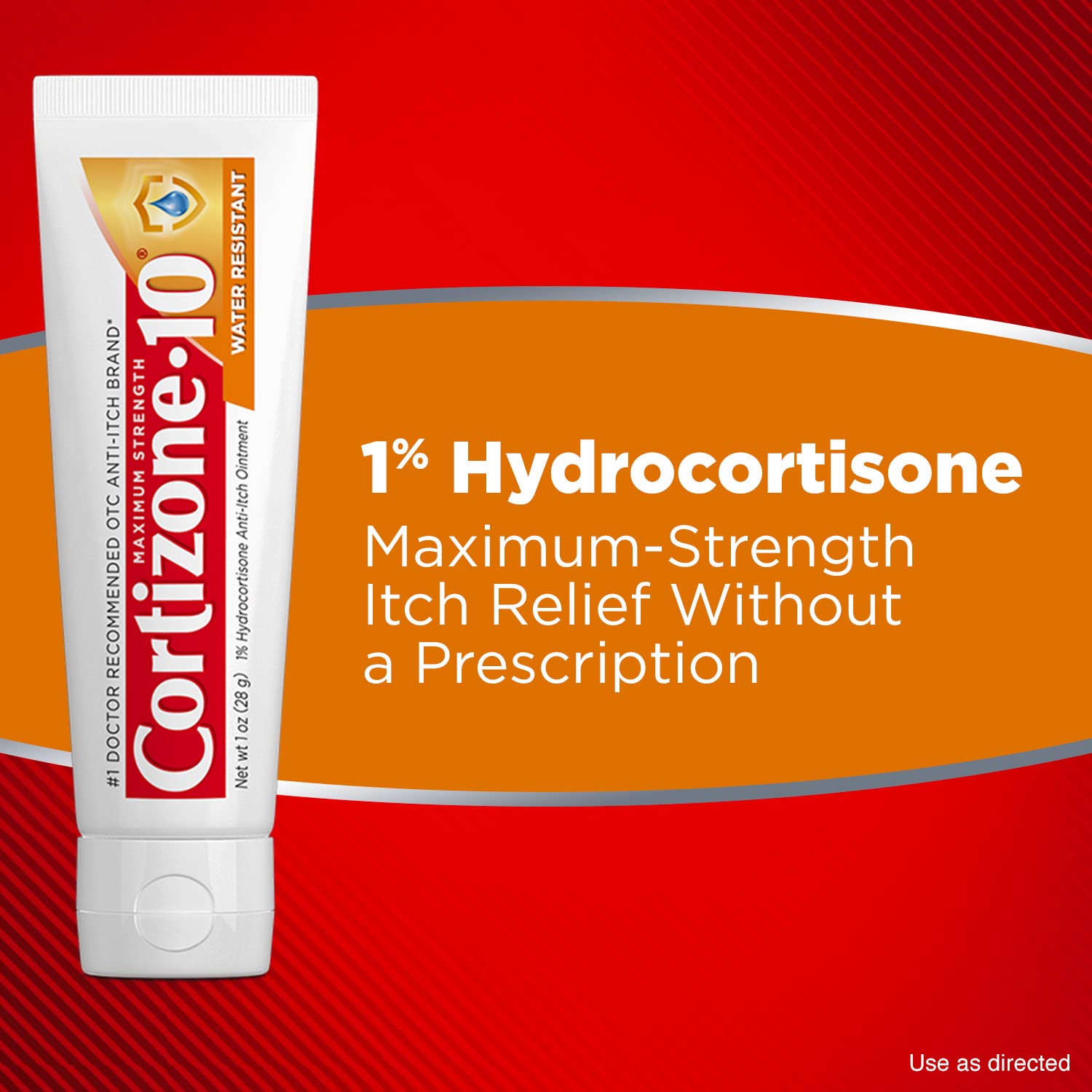 Cortizone-10, Water Resistant Anti-Itch Ointment, 1 Ounce
