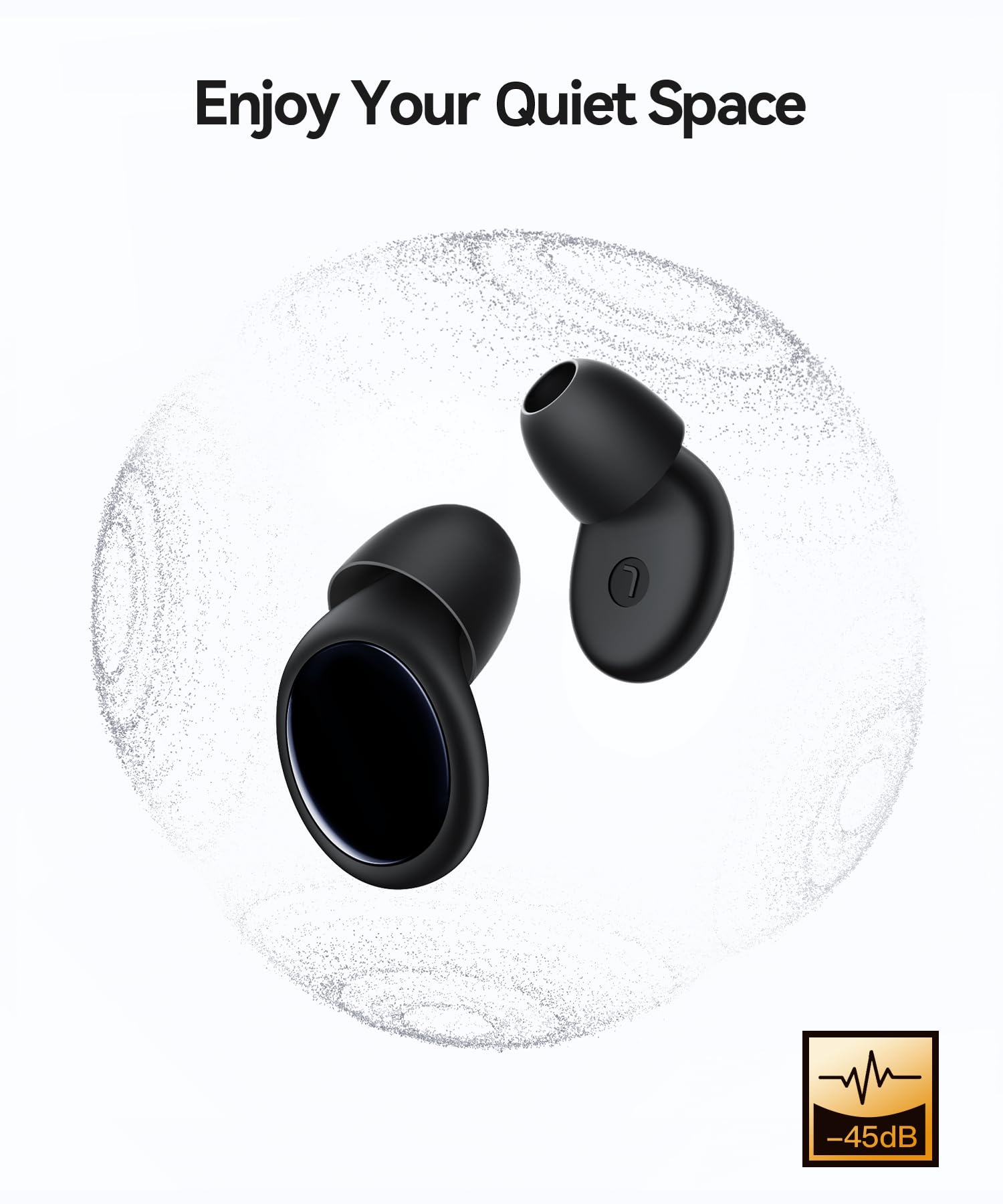 Ear Plugs for Sleeping Noise Cancelling, 45dB Ear Plugs for Noise Reduction Silicone Earplugs for Concert, Snoring, Focus, Work,