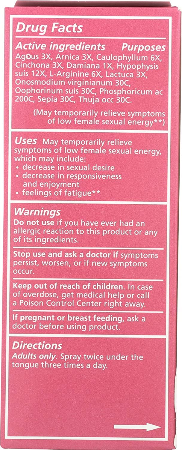 LIDDELL HOMEOPATHIc VITAL FEMALE ENERgY 1 OZ