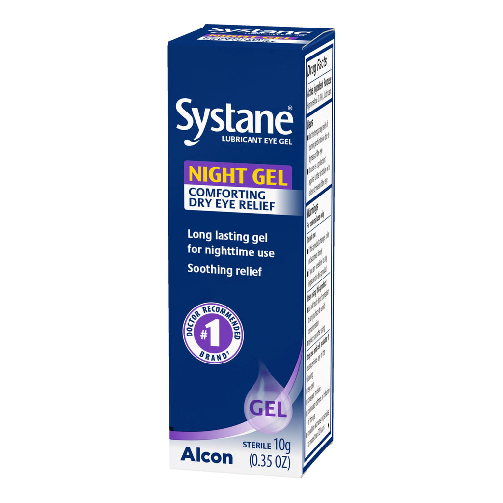 Systane Lubricant Eye Gel, Nighttime, 0.35-Ounces (package may vary)