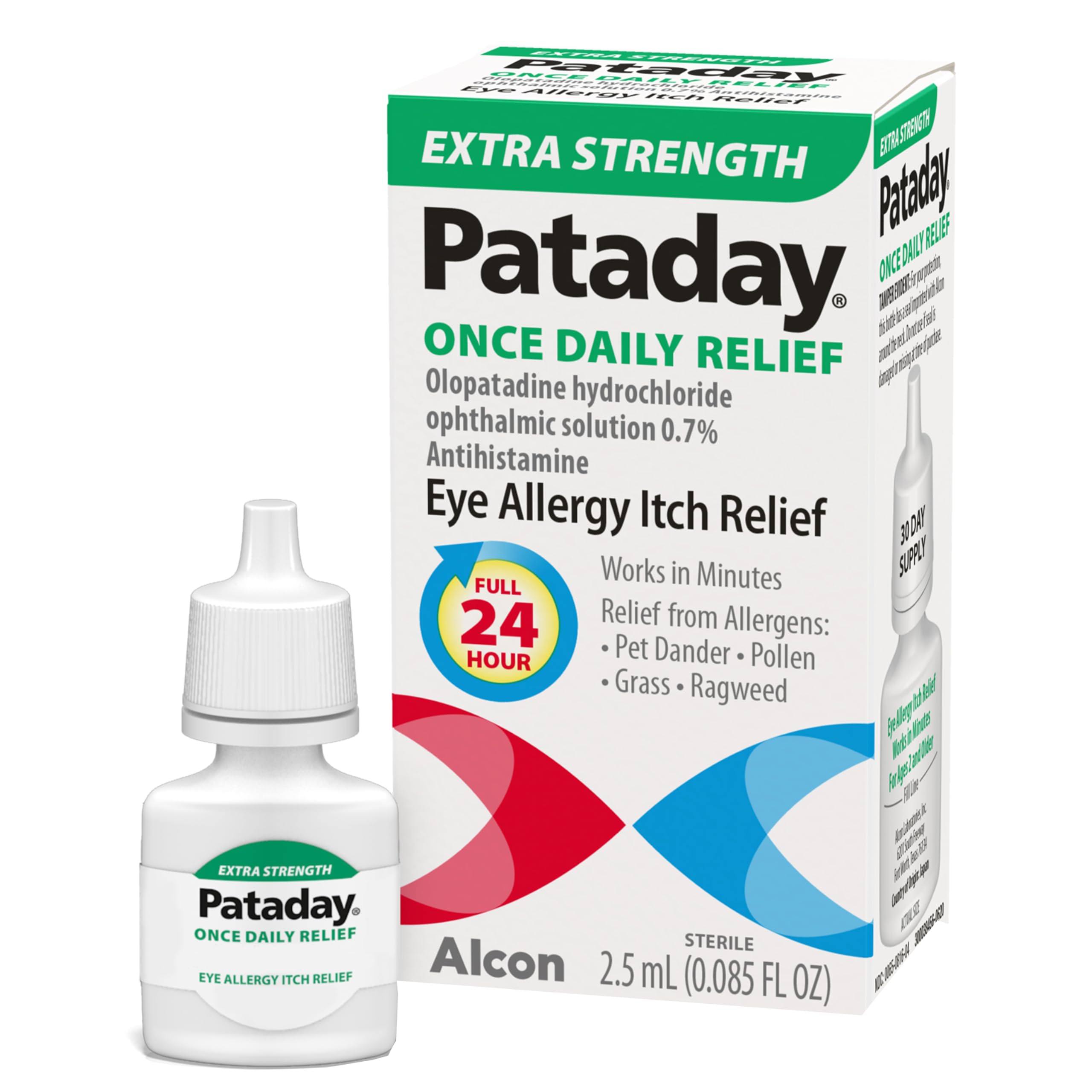 PATADAY Once Daily Relief Extra Strength 2.5ml, Clear, 1 pack