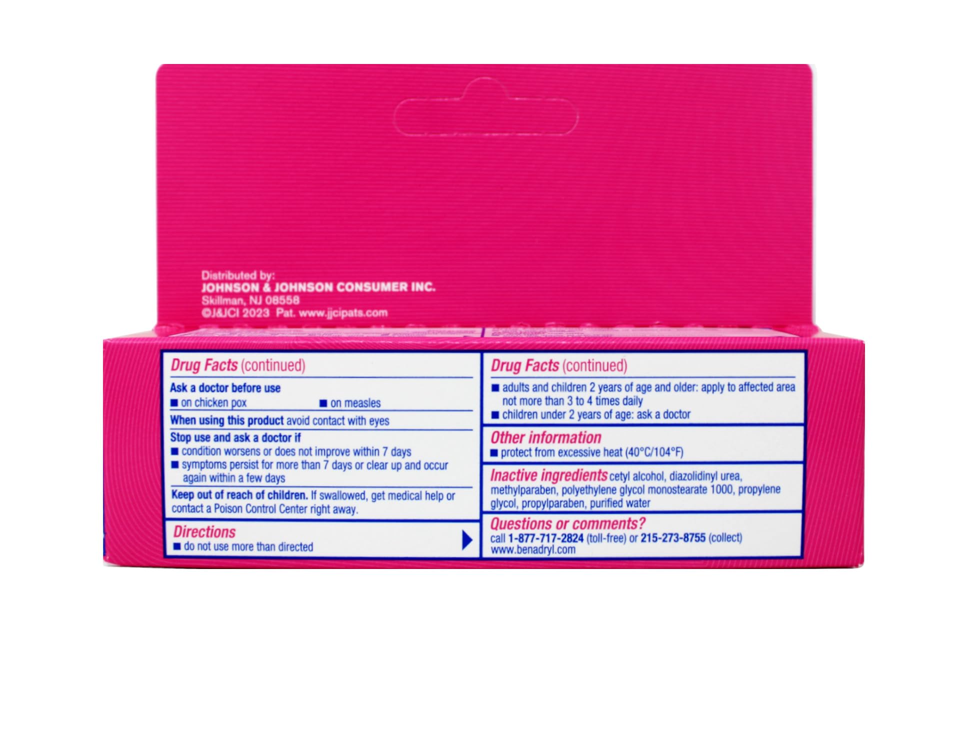 Benadryl Itch Stopping Cream Extra Strength 1 oz (Pack of 3)