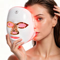Aesthifae LED Face Mask for Wrinkles, Red Light Therapy for Face, Cordless Red Light Therapy Mask with 7 Light Modes, Rechargeab