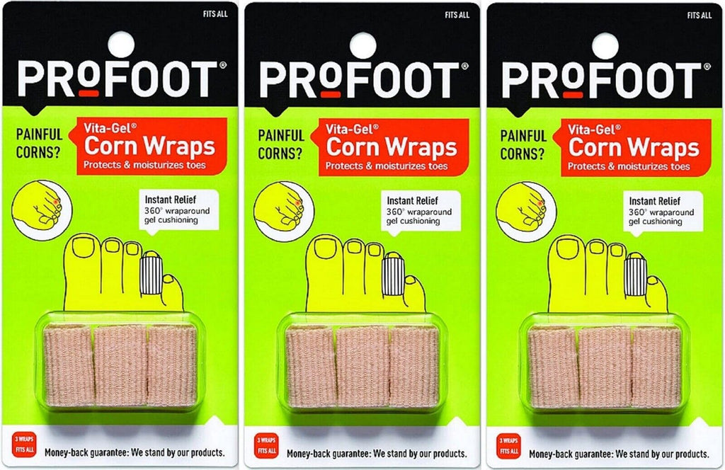 ProFoot Vita-Gel Corn Wraps, 3 ct. (Pack of 3)