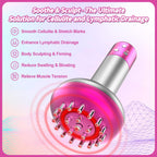 Yincook Lymphatic Drainage Massager & Anti Cellulite Massage Tool, Helps Reduce Stretch Marks & Cellulite,for Legs, Arms & Belly
