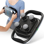 RENPHO Massage Gun Deep Tissue, Handheld Massager with Replaceable 4-Head and Plate, Muscle Percussion Massage Tool for Neck, Ba