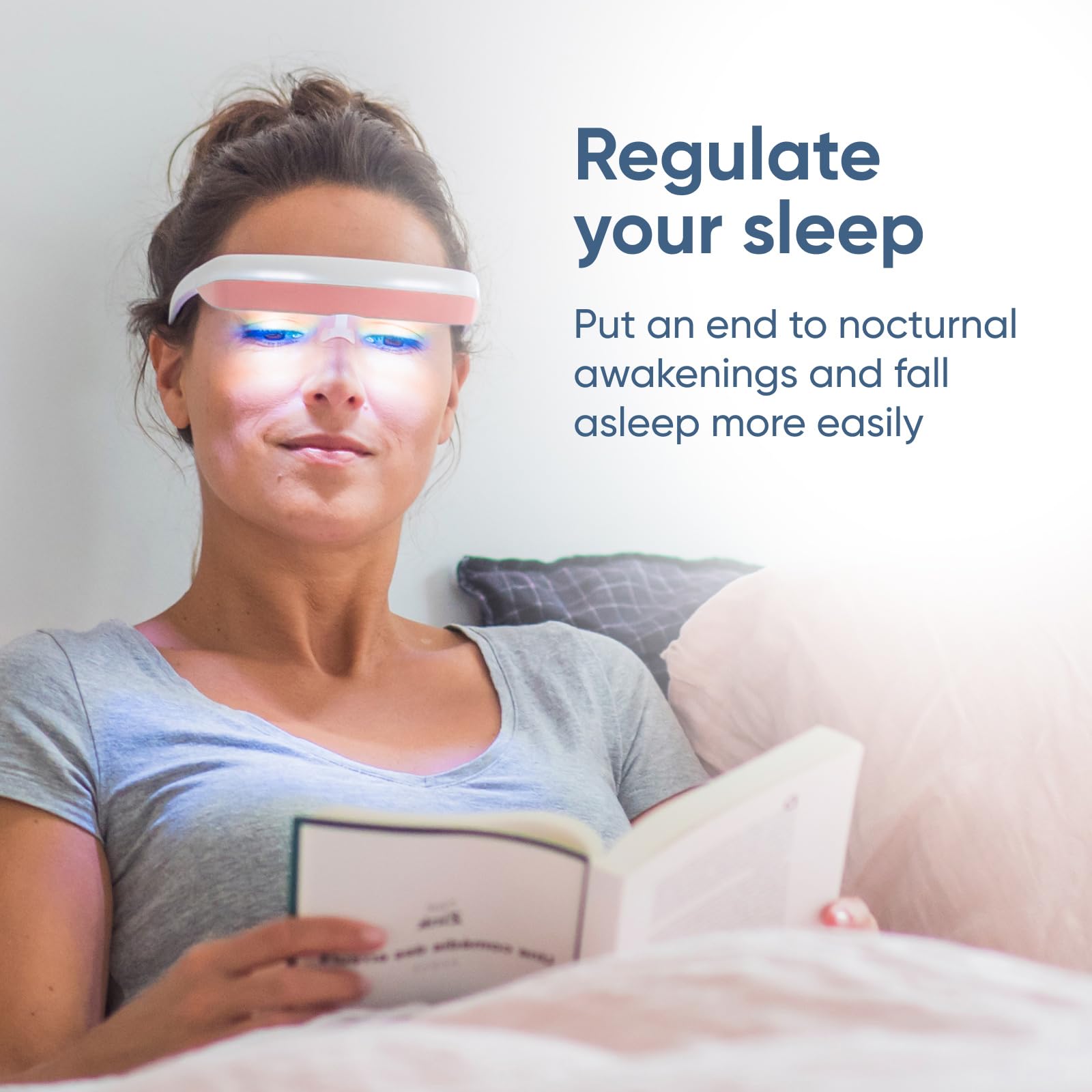 Luminette 3 Light Therapy Glasses - Wearable Happy Lamp - Natural Relief for Sleep Problems, Seasonal Mood Disorders and Jet lag