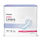McKesson Incontinence Pads for Adult Women and Men [Pack of 20] Bladder Control and Postpartum Liners, Moderate Absorbency