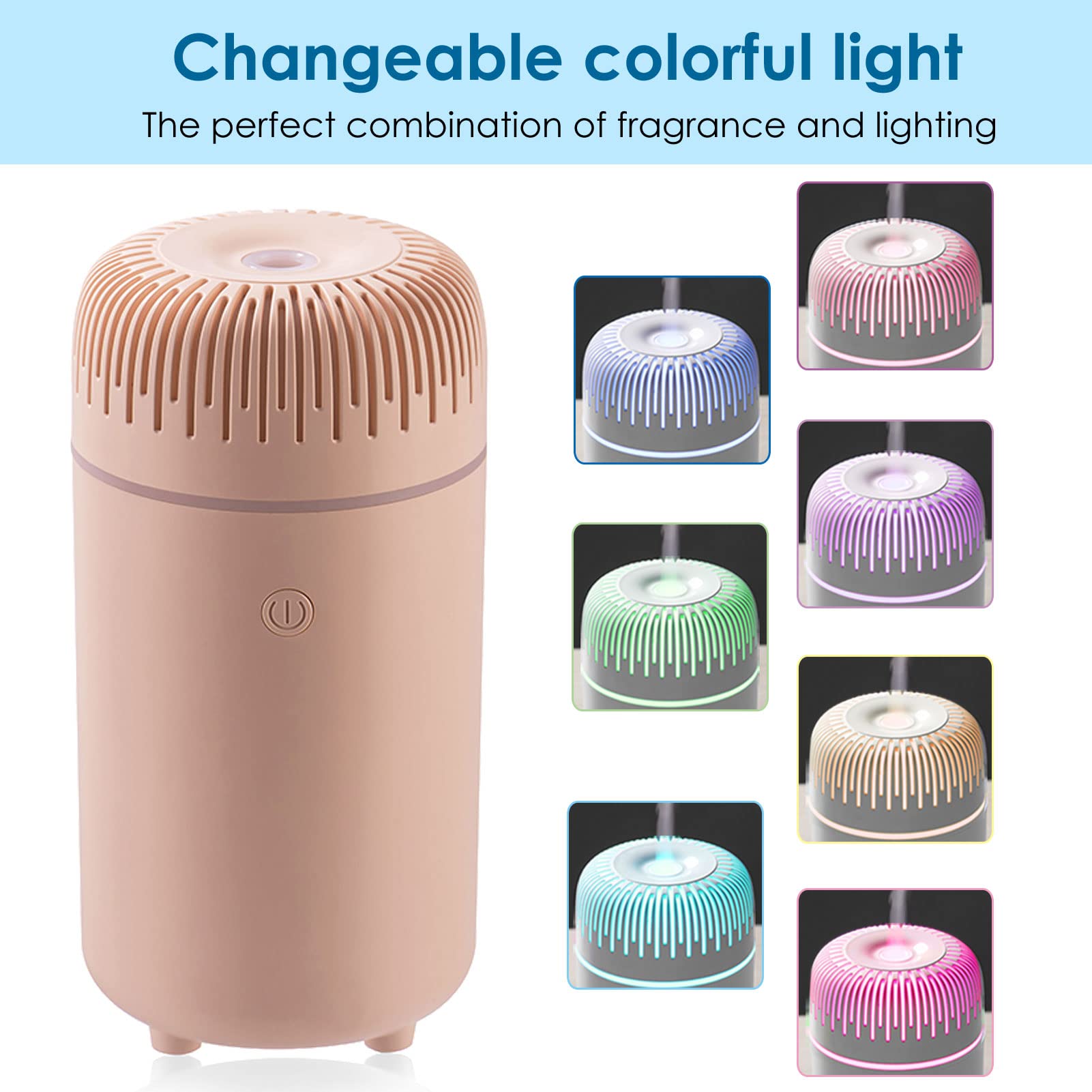 Car Diffuser Humidifier USB Aromatherapy Essential Oil Air Freshener USB Cool Mist Mini Portable Diffuser for Car Home Office Be