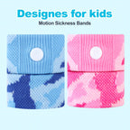 SZSTYYP Motion Sickness Bands for Kids Cruise Travel Essentials Anti-Nausea Acupressure Wristband for Morning Car Sea Sickness W
