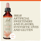 Bach Original Flower Remedies, Red Chestnut for Peace of Mind, Natural Homeopathic Flower Essence, Holistic Wellness and Stress