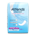 Attends Discreet Bladder Control Pads, Maximum Absorbency, One Size Fits Most, 14 1/2 in