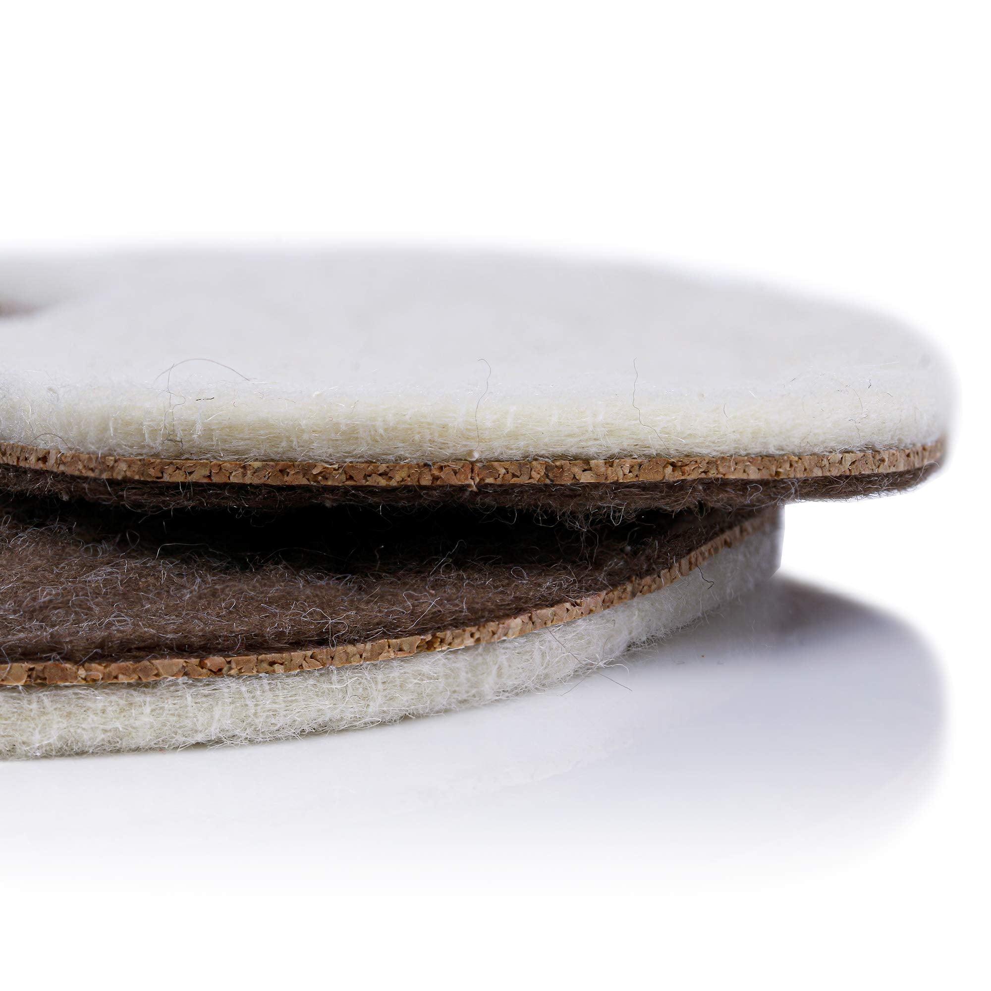 pedag Keep Warm Wool Insoles, Handmade in Germany, Sweat Wicking Top Layer, Insulating Cork Core, Felt Sole, Trim to Fit, Men US