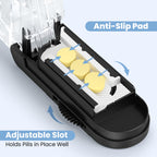 Pill Cutter for Multiple Pills at a Time, Pill Cutter Splitter for Small and Tiny Pills, Pill Cutter for Small or Large Pills, P