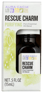 Aura Cacia Rescue Charm Purifying Pure Essential Oil Blend, 0.5 Oz