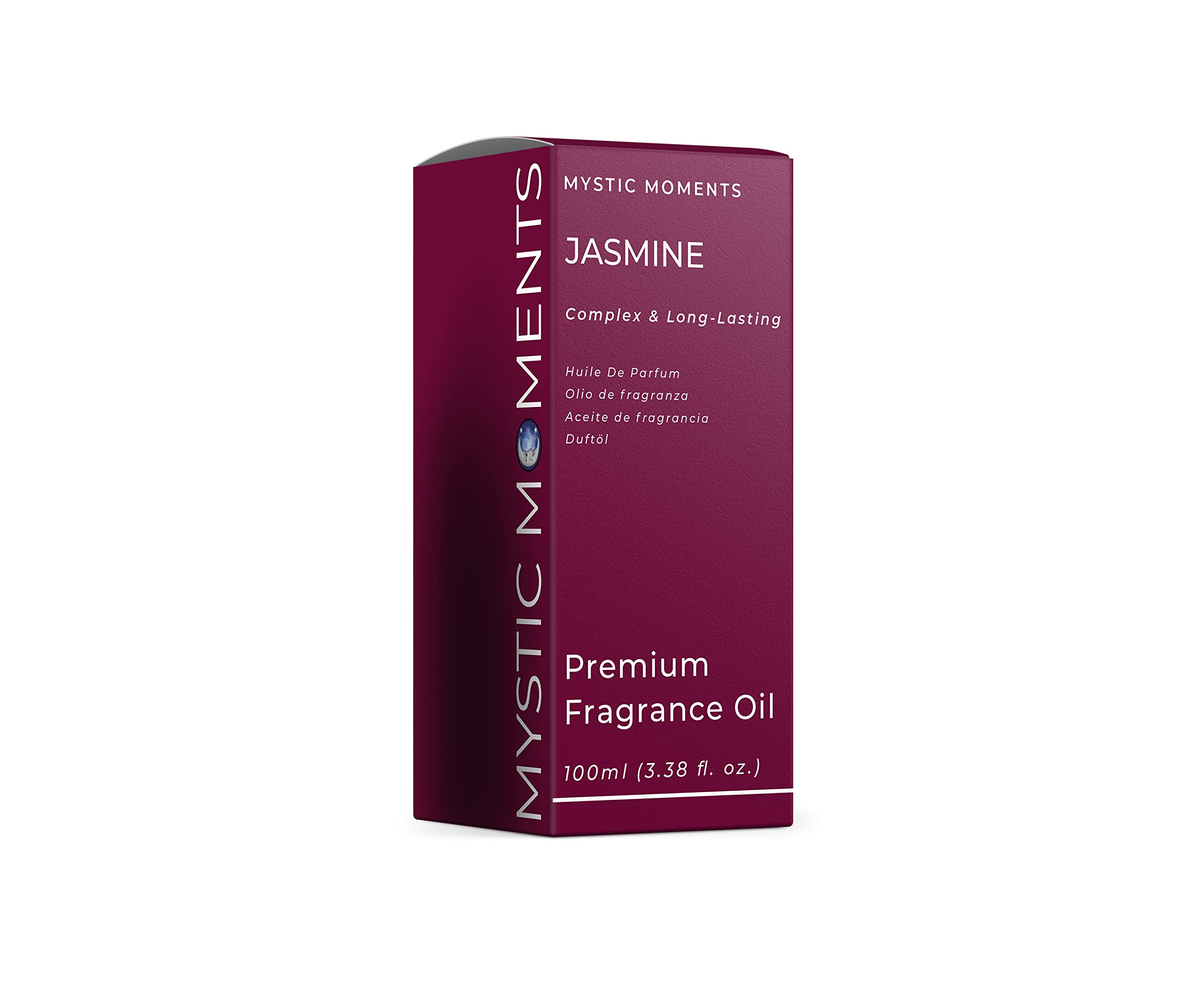Mystic Moments | Jasmine Fragrance Oil - 100ml - Perfect for Soaps, Candles, Bath Bombs, Oil Burners, Diffusers and Skin & Hair