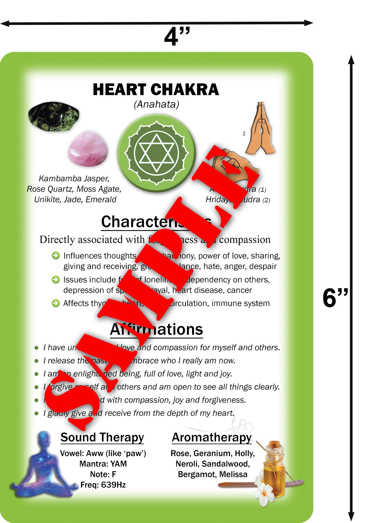 Deck of Chakra Healing Cards Helps Restore and Balance Your Energy with Meditations, Affirmations, Chakras Chart, Aromatherapy,