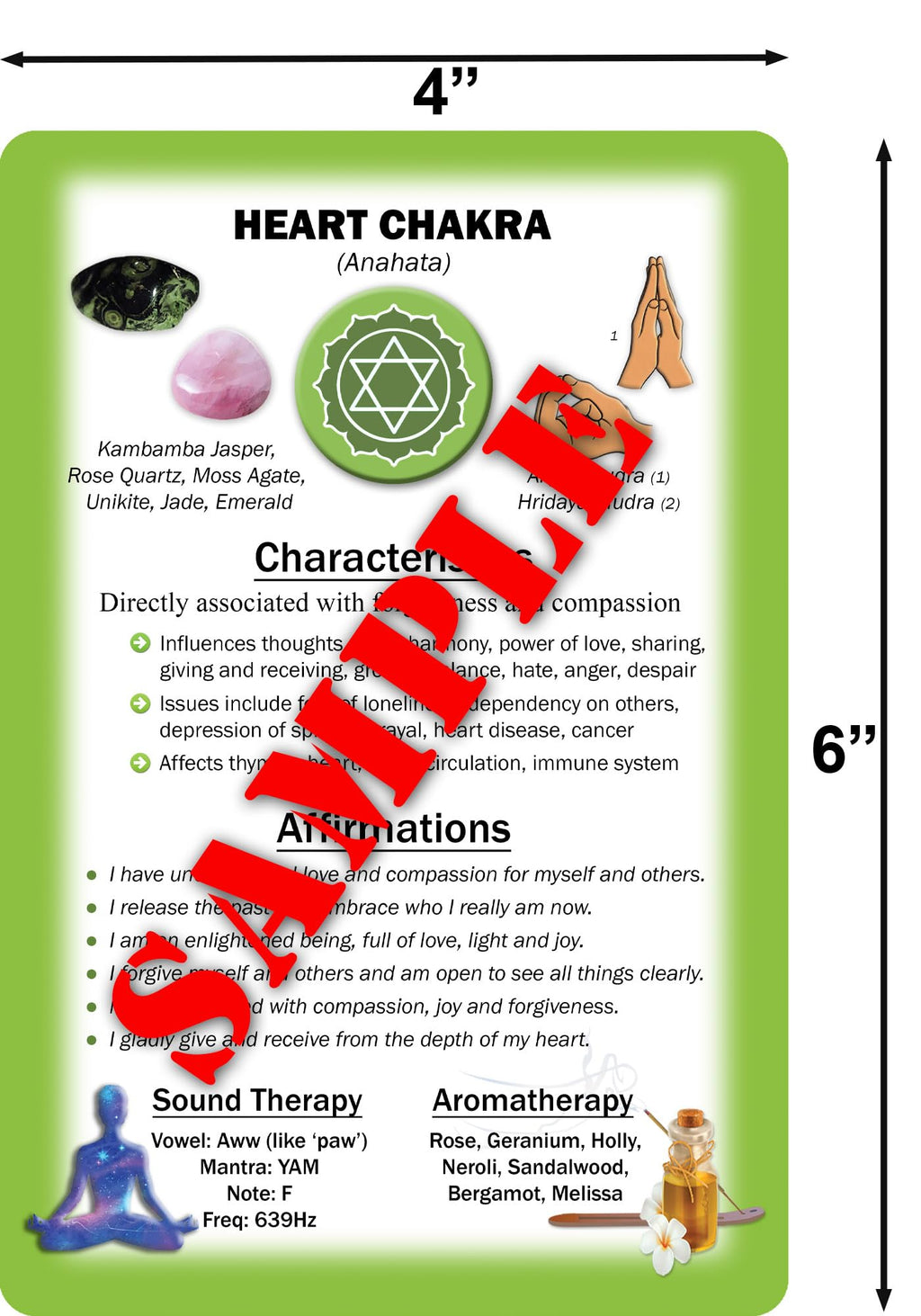Deck of Chakra Healing Cards Helps Restore and Balance Your Energy with Meditations, Affirmations, Chakras Chart, Aromatherapy,